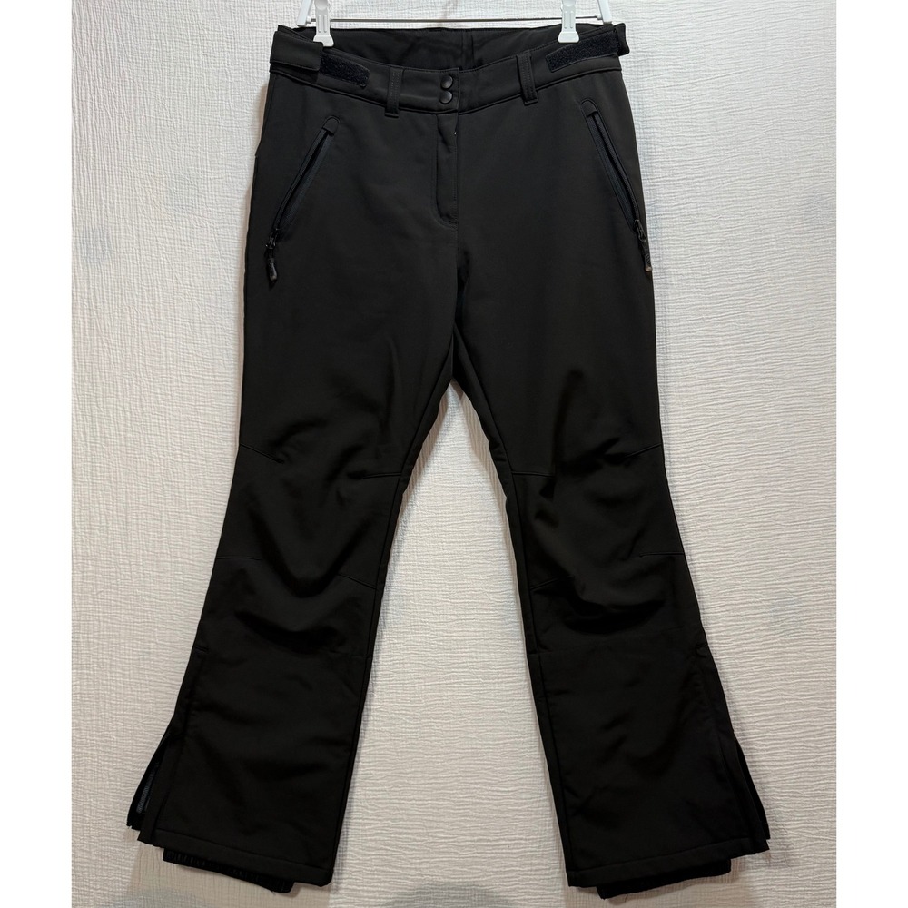 33,000ft Snow Pants Womens Size‎ 8 Black Softshell Fleece Lined Ski Hiking